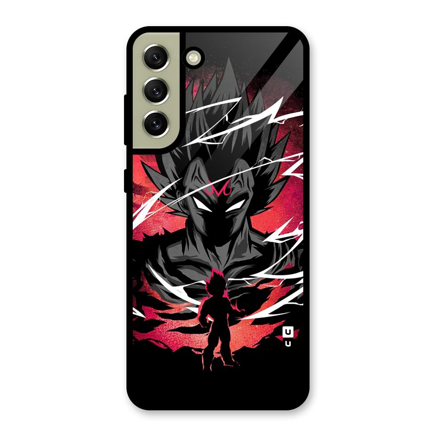 Cool Vegeta Glass Back Case for Galaxy S21 FE 5G