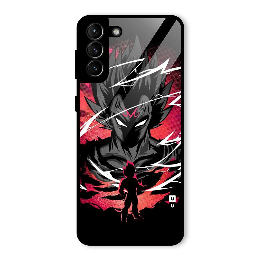 Cool Vegeta Glass Back Case for Galaxy S21 Plus