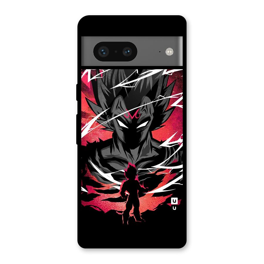 Cool Vegeta Glass Back Case for Google Pixel 7