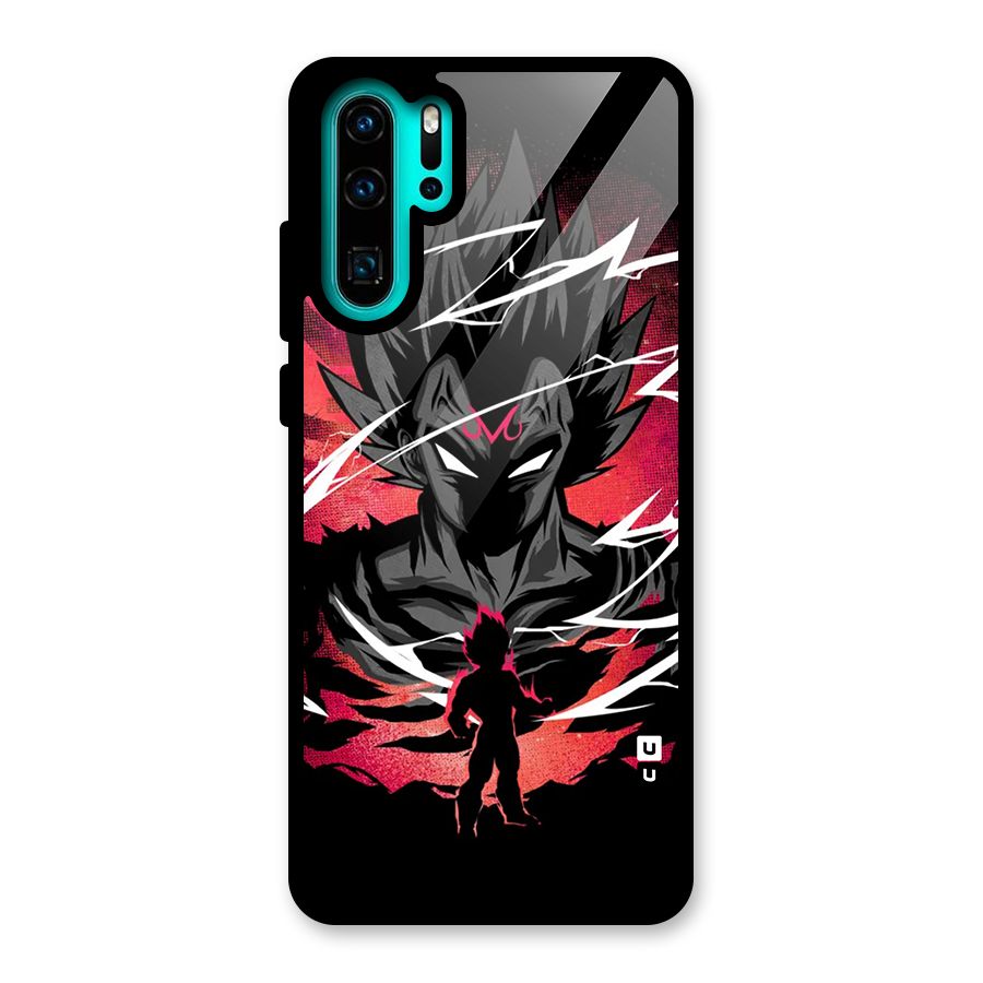 Cool Vegeta Glass Back Case for Huawei P30 Pro