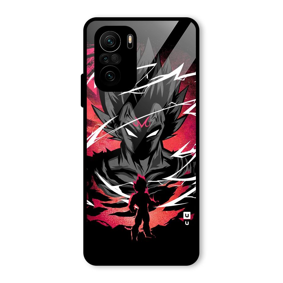 Cool Vegeta Glass Back Case for Mi 11X Pro