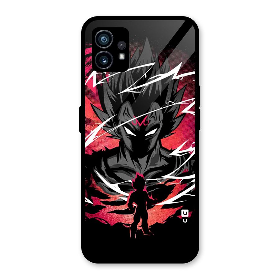 Cool Vegeta Glass Back Case for Nothing Phone 1