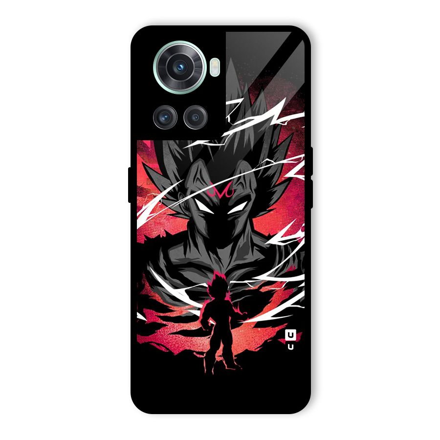 Cool Vegeta Glass Back Case for OnePlus 10R