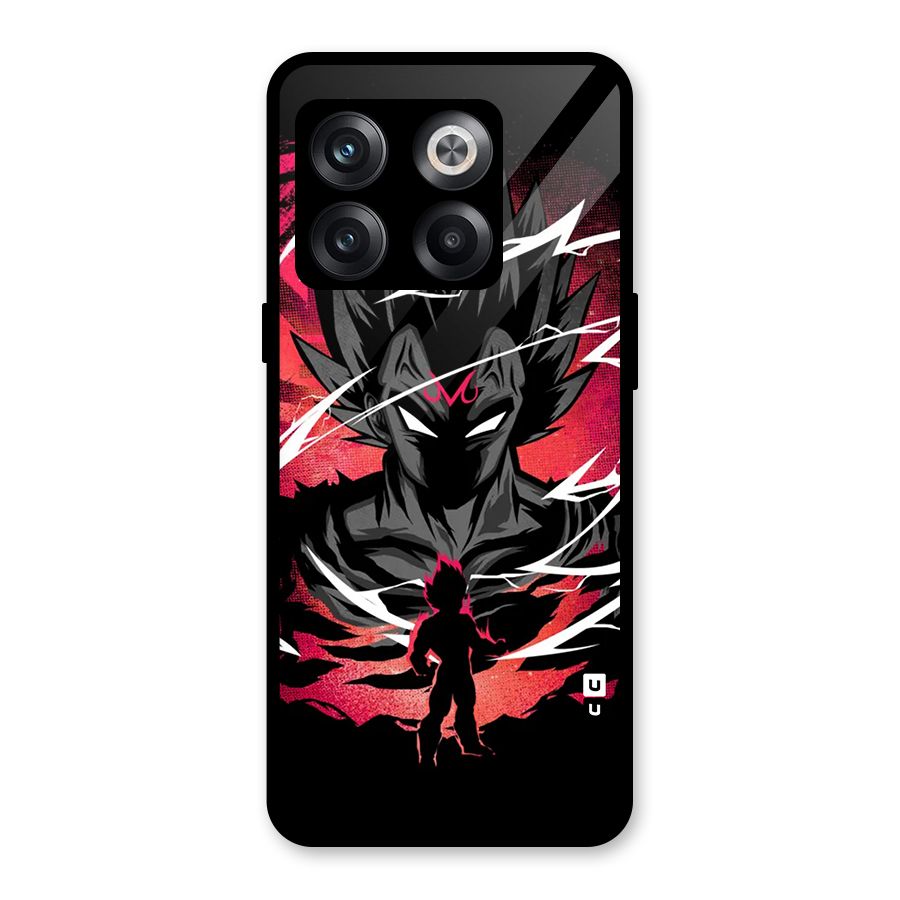 Cool Vegeta Glass Back Case for OnePlus 10T