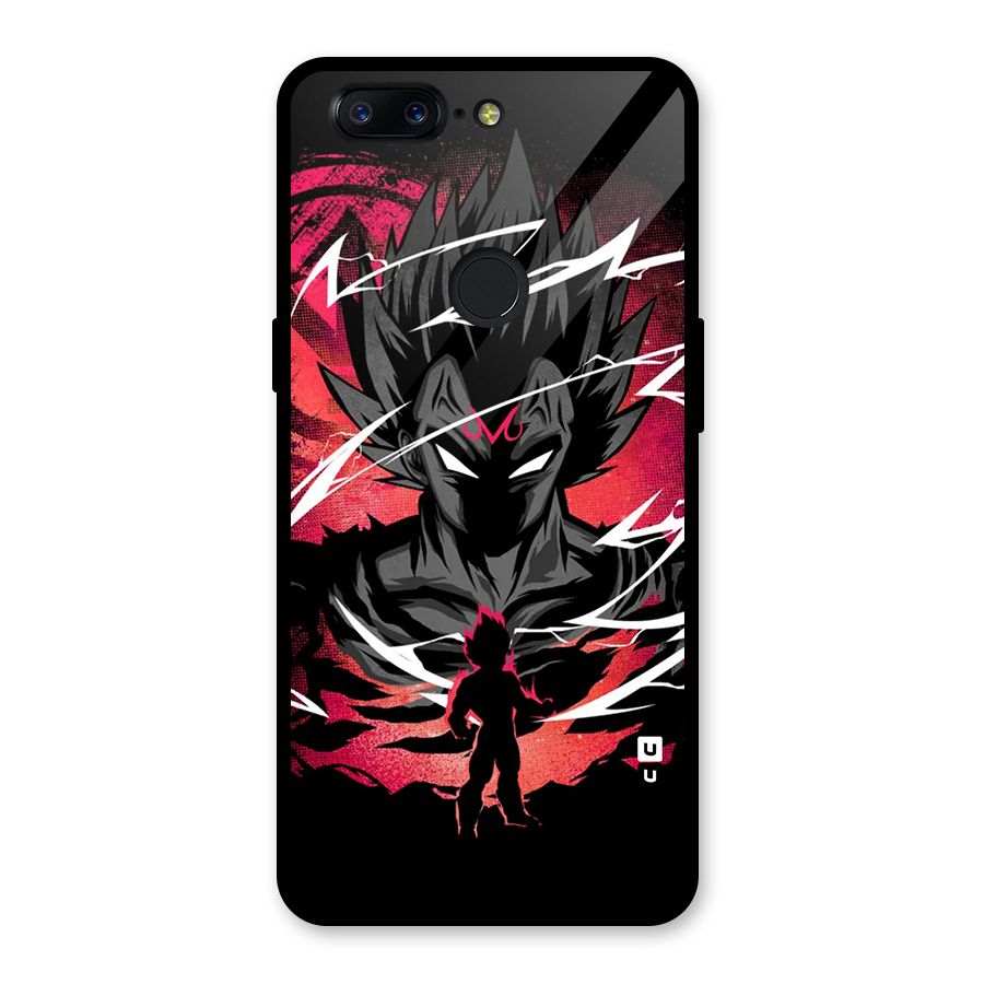 Cool Vegeta Glass Back Case for OnePlus 5T