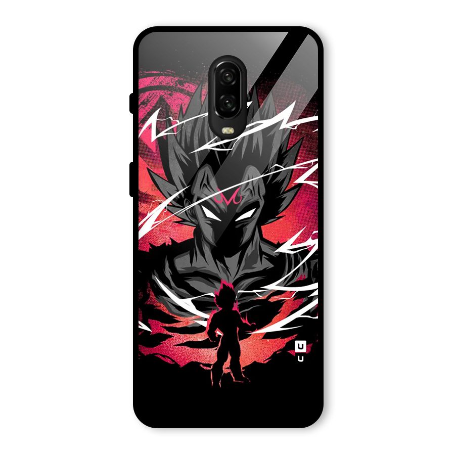 Cool Vegeta Glass Back Case for OnePlus 6T