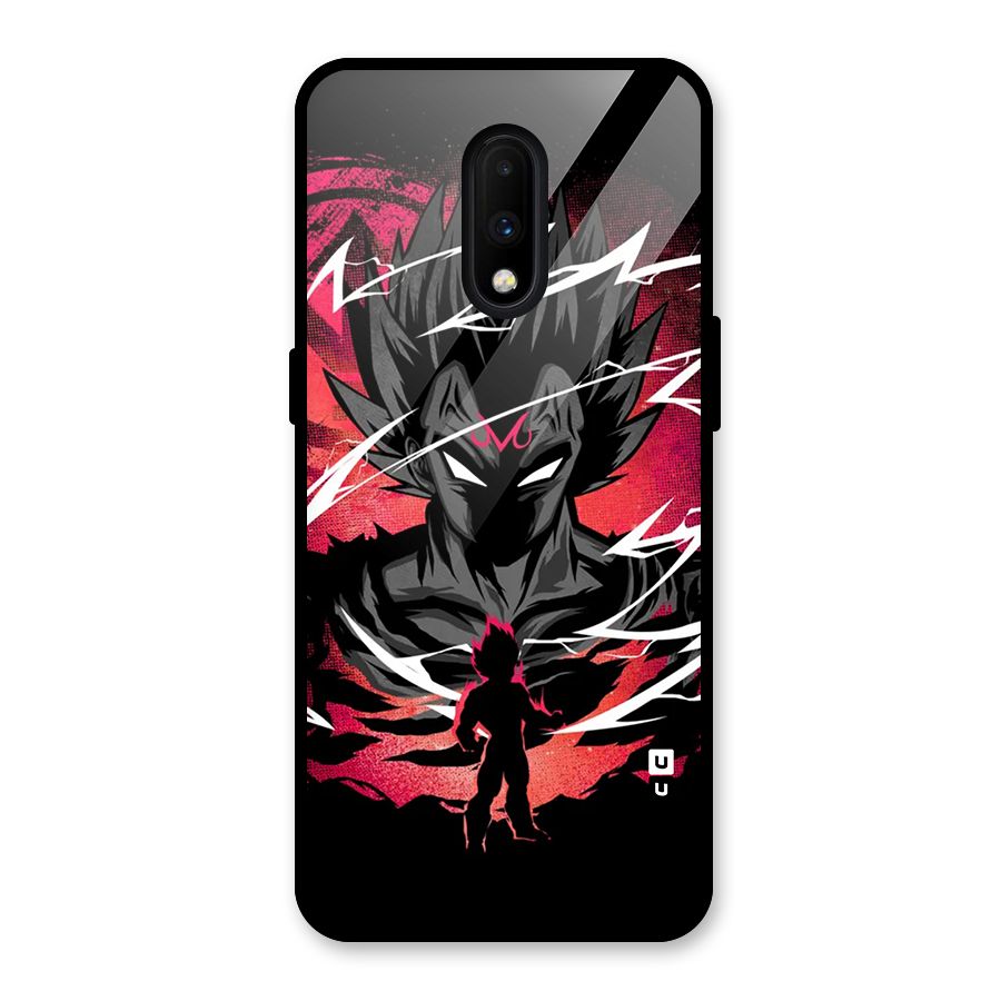 Cool Vegeta Glass Back Case for OnePlus 7