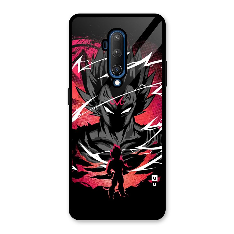 Cool Vegeta Glass Back Case for OnePlus 7T Pro