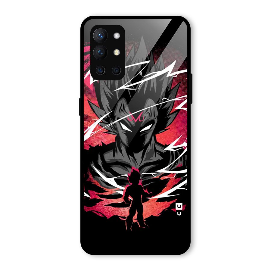 Cool Vegeta Glass Back Case for OnePlus 9R
