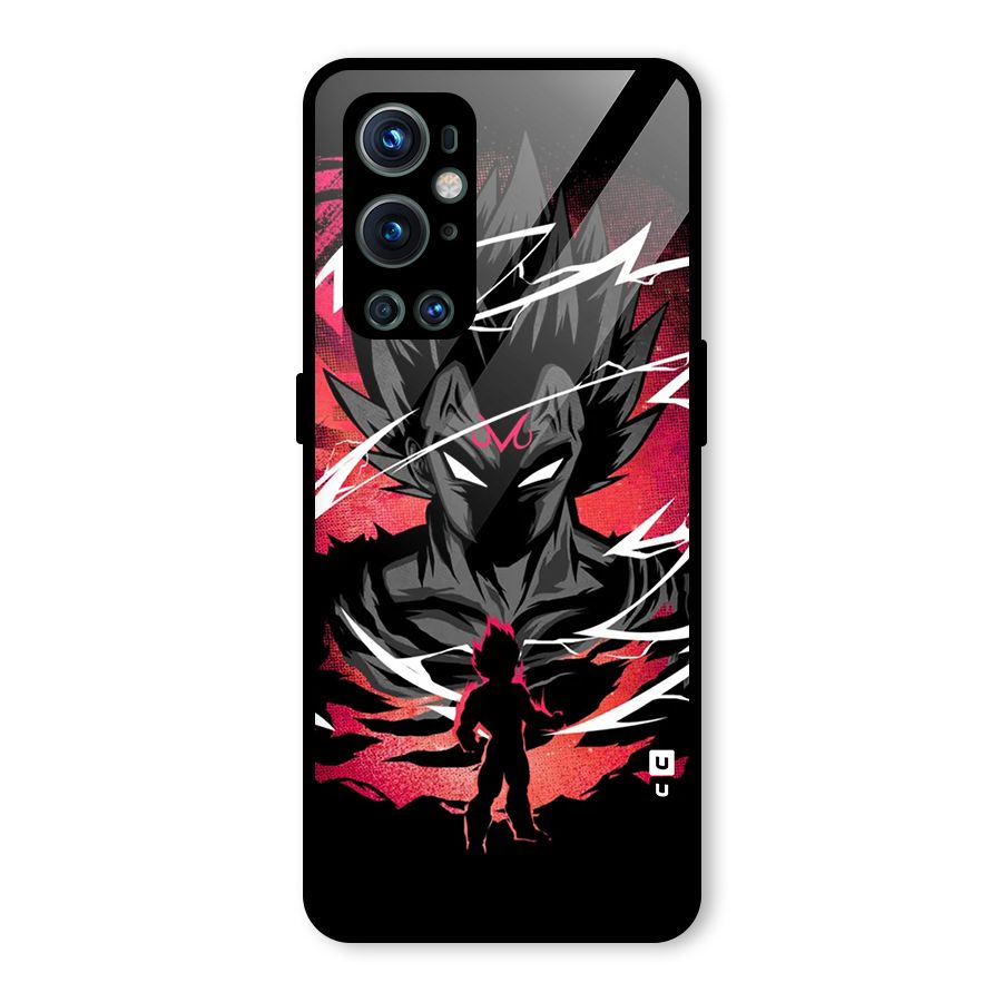 Cool Vegeta Glass Back Case for OnePlus 9 Pro