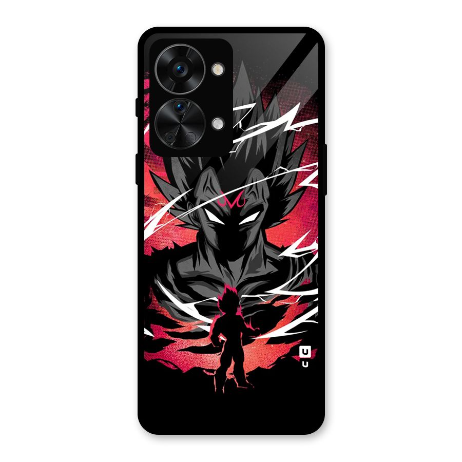 Cool Vegeta Glass Back Case for OnePlus Nord 2T