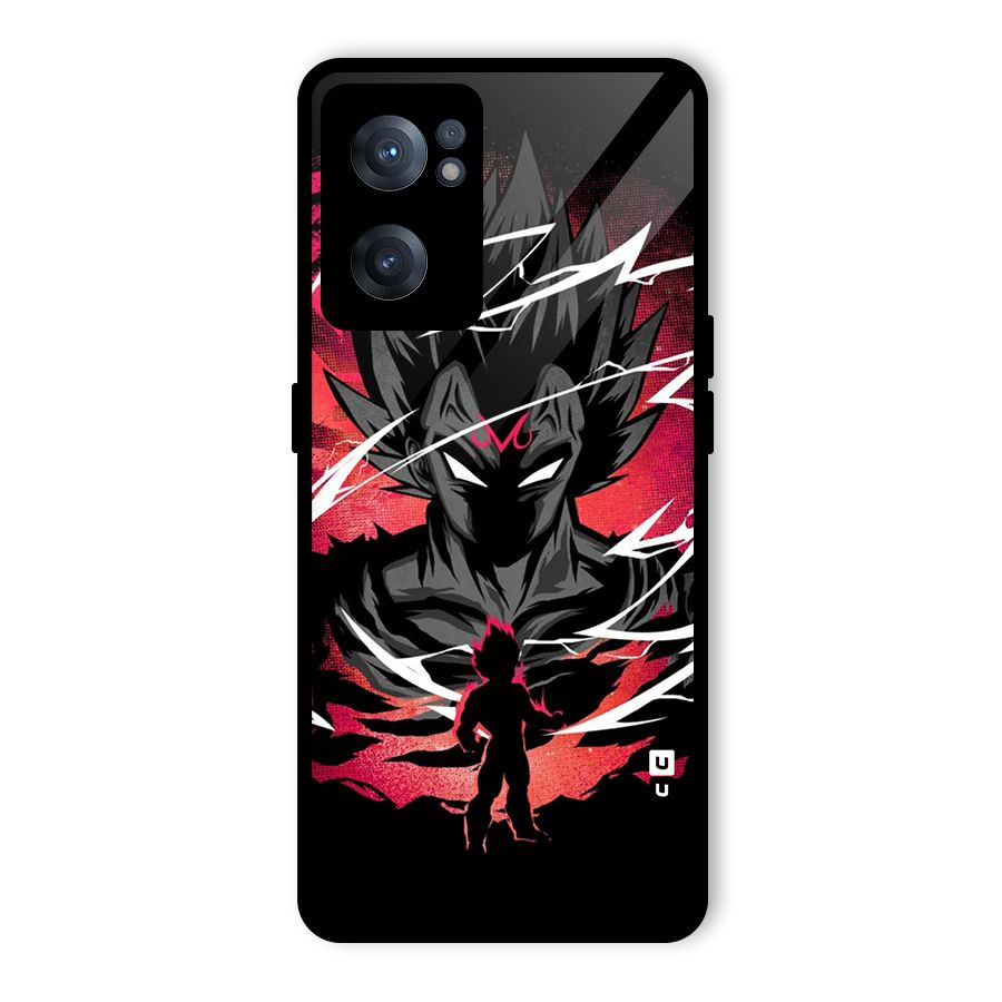 Cool Vegeta Glass Back Case for OnePlus Nord CE 2 5G
