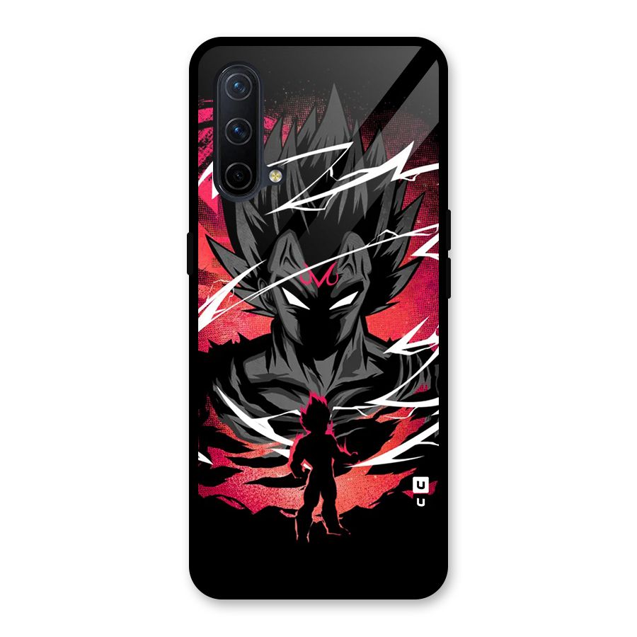 Cool Vegeta Glass Back Case for OnePlus Nord CE 5G