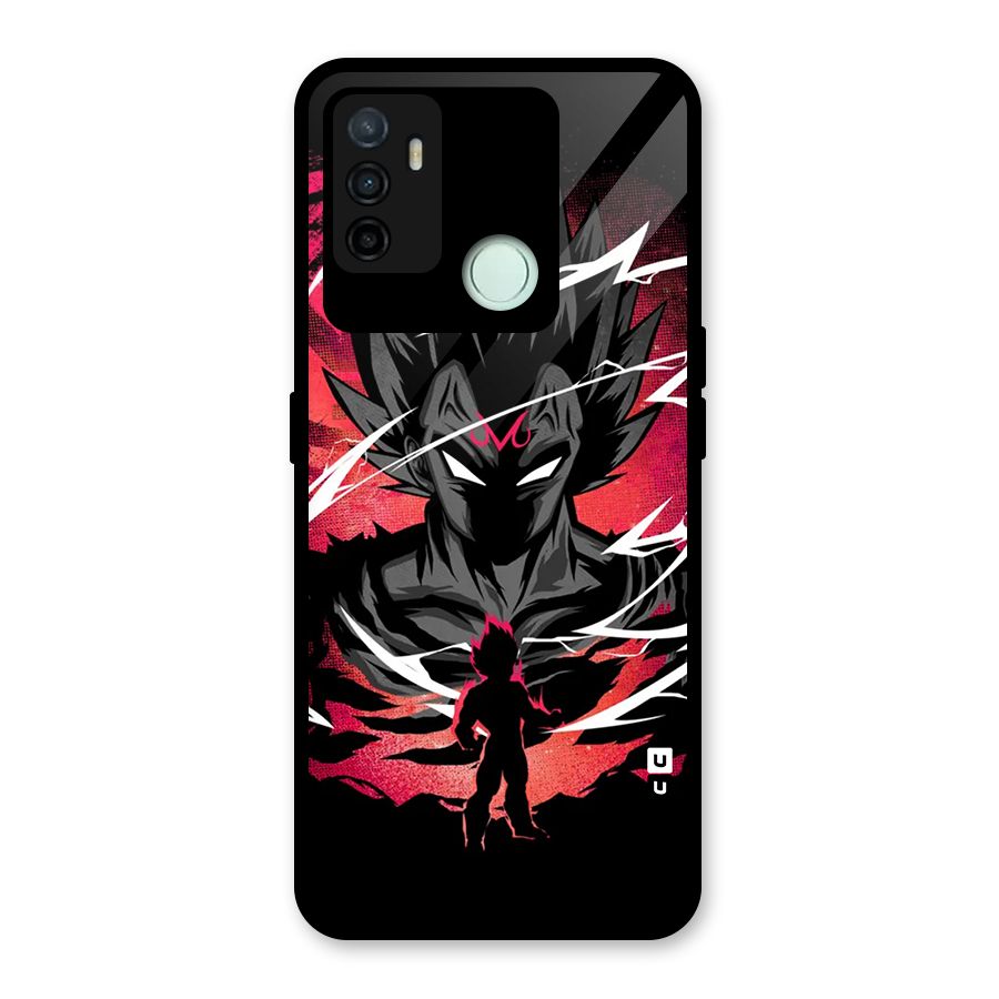 Cool Vegeta Glass Back Case for Oppo A53