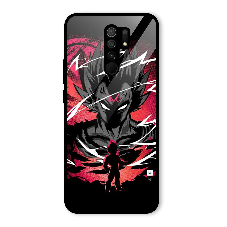 Cool Vegeta Glass Back Case for Poco M2
