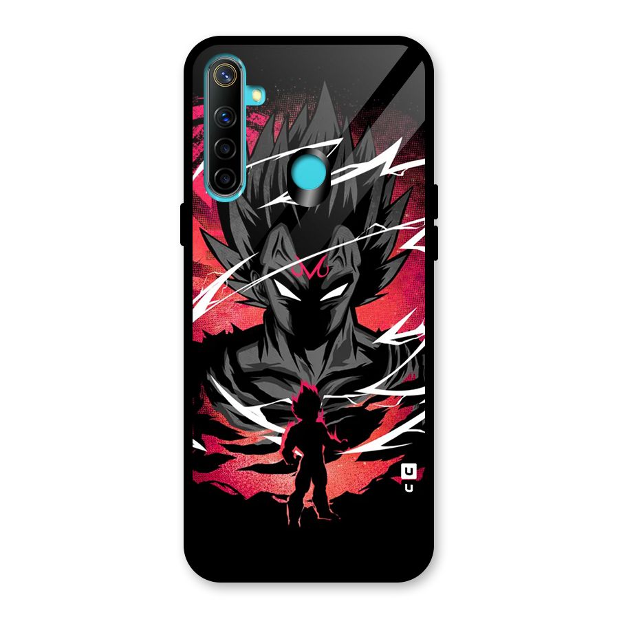 Cool Vegeta Glass Back Case for Realme 5i