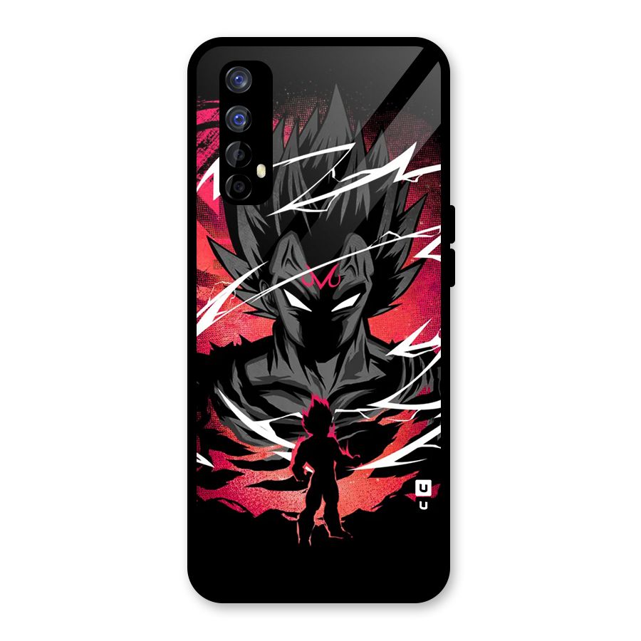 Cool Vegeta Glass Back Case for Realme 7