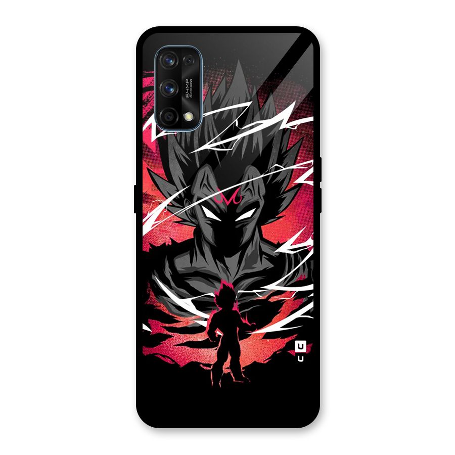 Cool Vegeta Glass Back Case for Realme 7 Pro