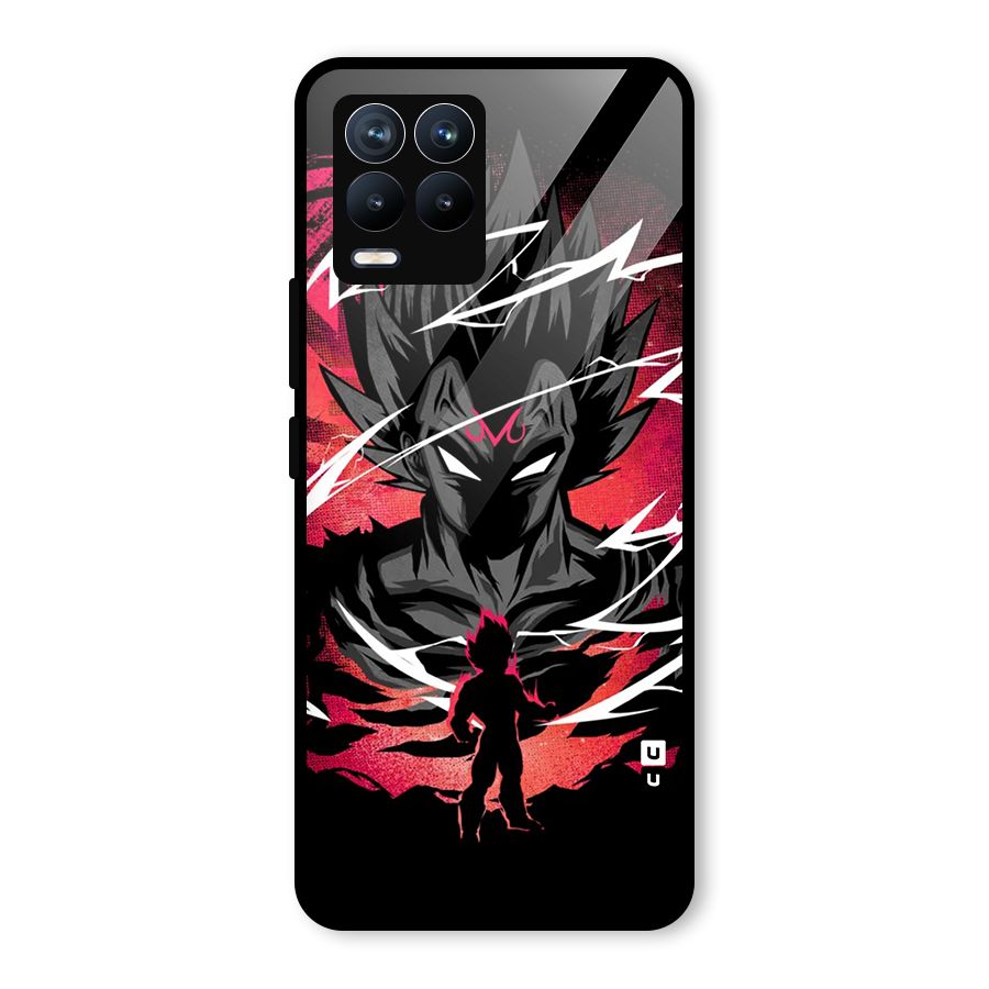 Cool Vegeta Glass Back Case for Realme 8