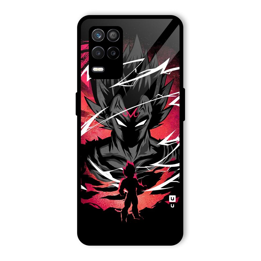 Cool Vegeta Glass Back Case for Realme 8s 5G