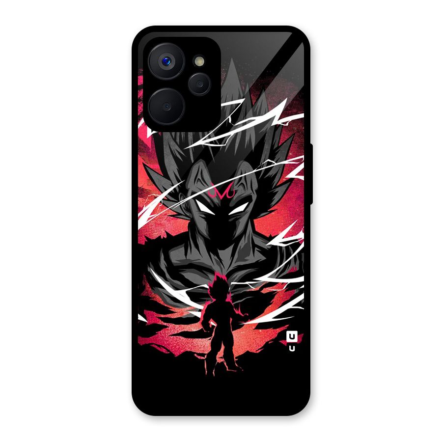 Cool Vegeta Glass Back Case for Realme 9i 5G