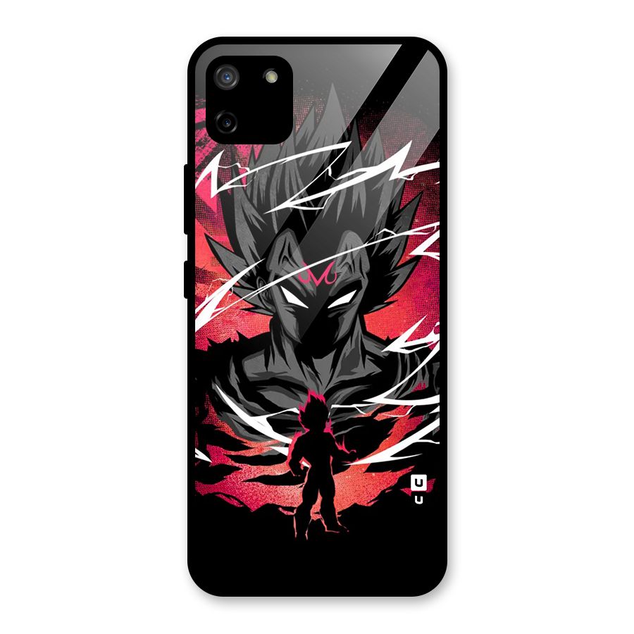 Cool Vegeta Glass Back Case for Realme C11