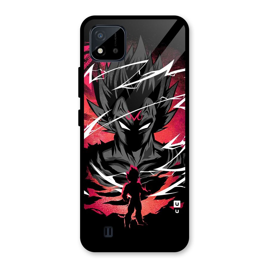 Cool Vegeta Glass Back Case for Realme C11 2021