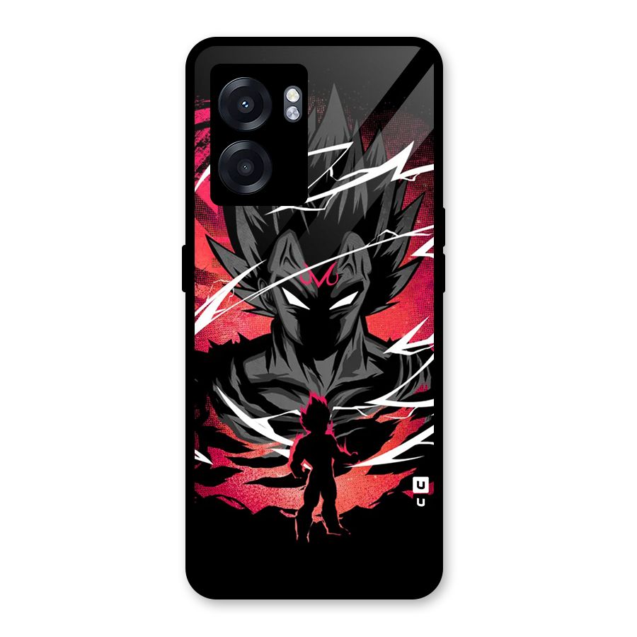Cool Vegeta Glass Back Case for Realme Narzo 50 5G