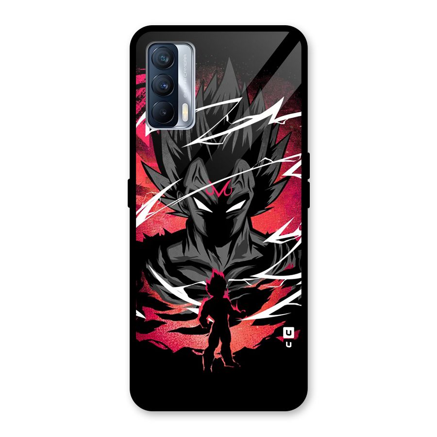 Cool Vegeta Glass Back Case for Realme X7