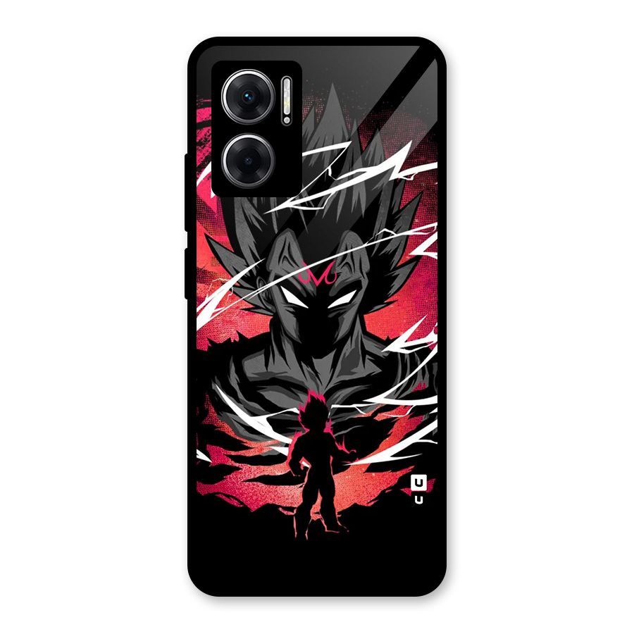 Cool Vegeta Glass Back Case for Redmi 11 Prime 5G