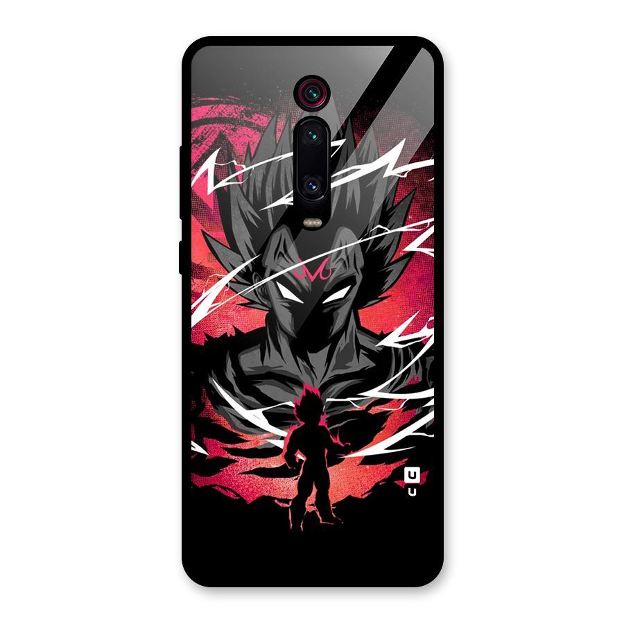Cool Vegeta Glass Back Case for Redmi K20