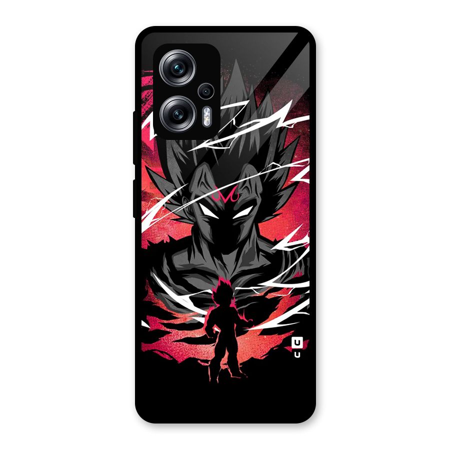 Cool Vegeta Glass Back Case for Redmi K50i