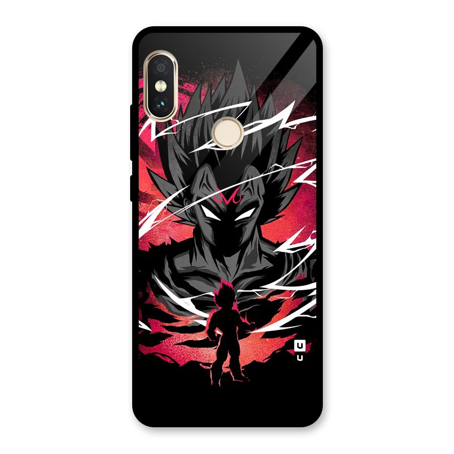 Cool Vegeta Glass Back Case for Redmi Note 5 Pro