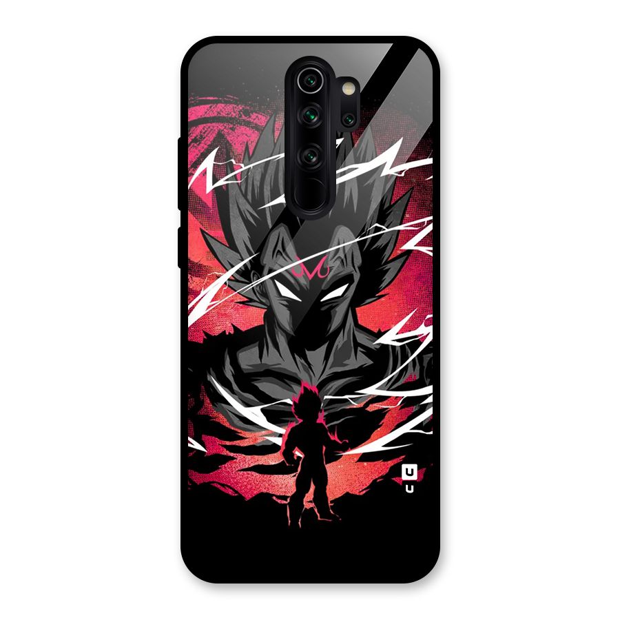 Cool Vegeta Glass Back Case for Redmi Note 8 Pro