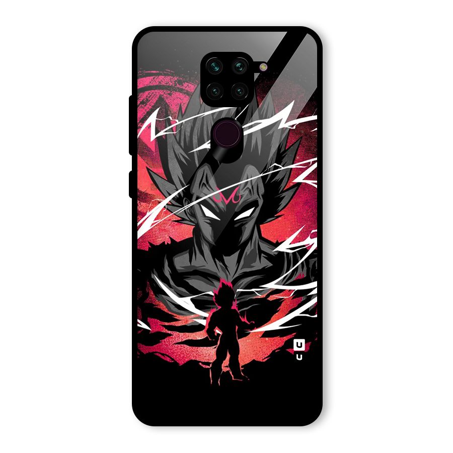 Cool Vegeta Glass Back Case for Redmi Note 9