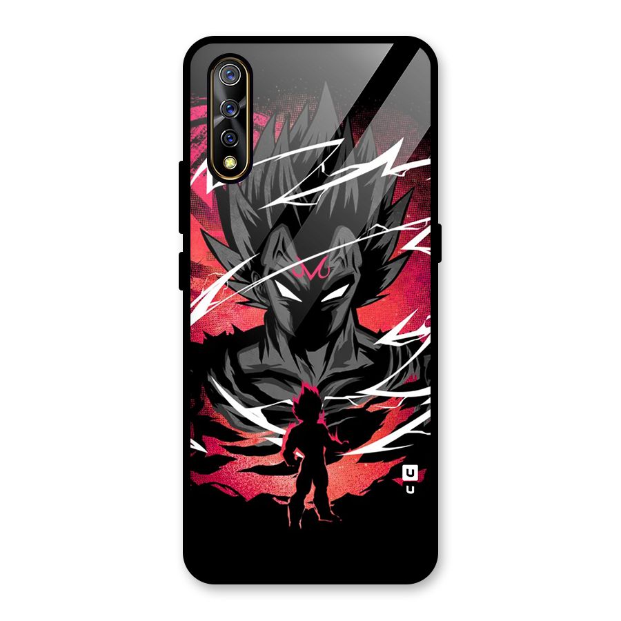 Cool Vegeta Glass Back Case for Vivo S1
