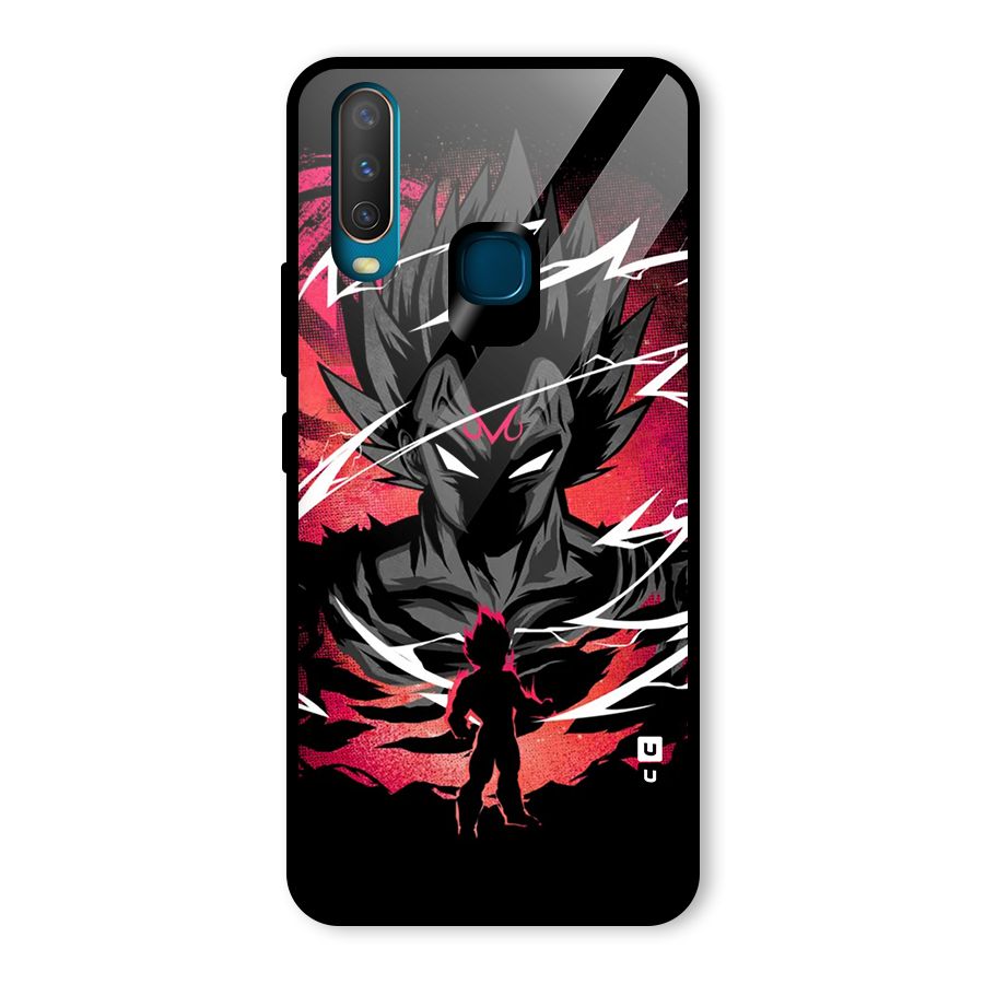 Cool Vegeta Glass Back Case for Vivo U10