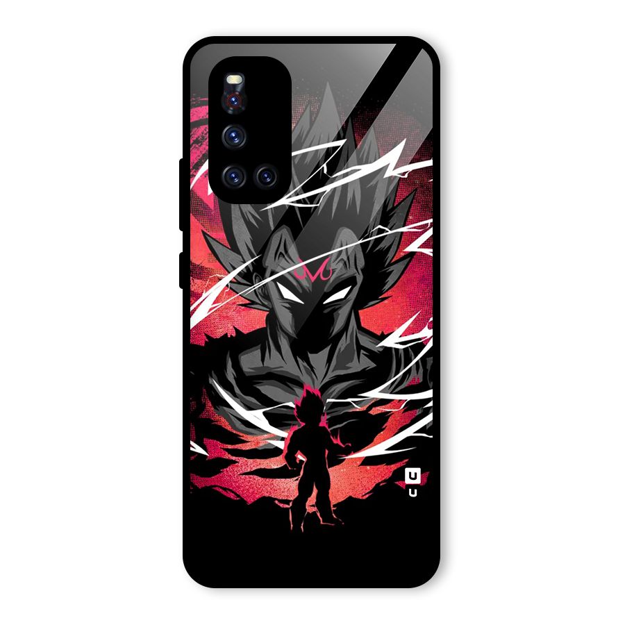 Cool Vegeta Glass Back Case for Vivo V19