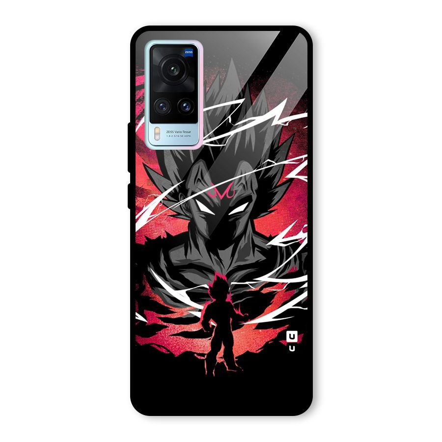 Cool Vegeta Glass Back Case for Vivo X60
