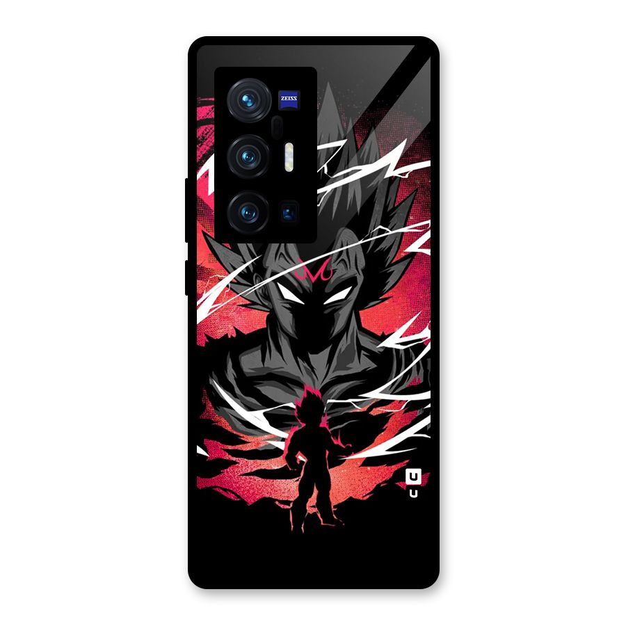 Cool Vegeta Glass Back Case for Vivo X70 Pro Plus