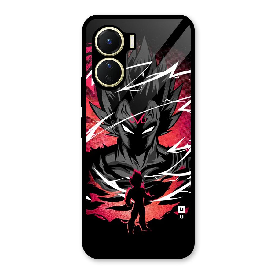 Cool Vegeta Glass Back Case for Vivo Y16