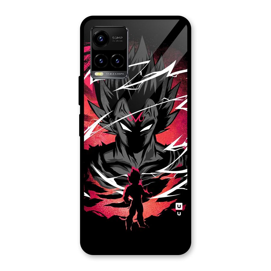 Cool Vegeta Glass Back Case for Vivo Y21T