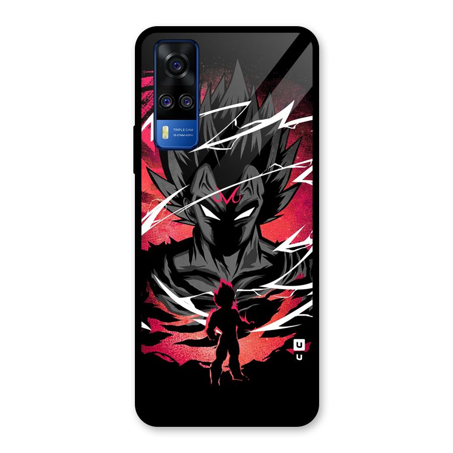 Cool Vegeta Glass Back Case for Vivo Y31