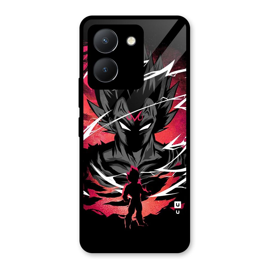 Cool Vegeta Glass Back Case for Vivo Y36