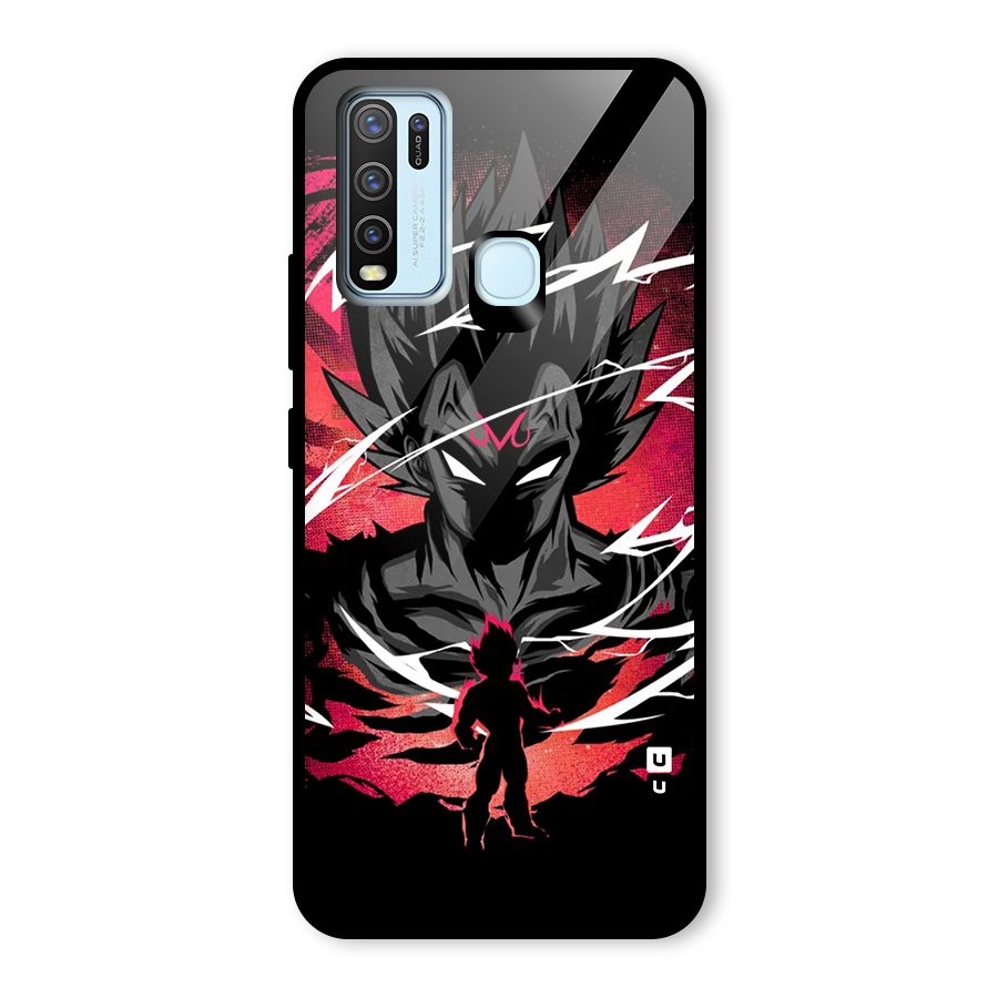 Cool Vegeta Glass Back Case for Vivo Y50