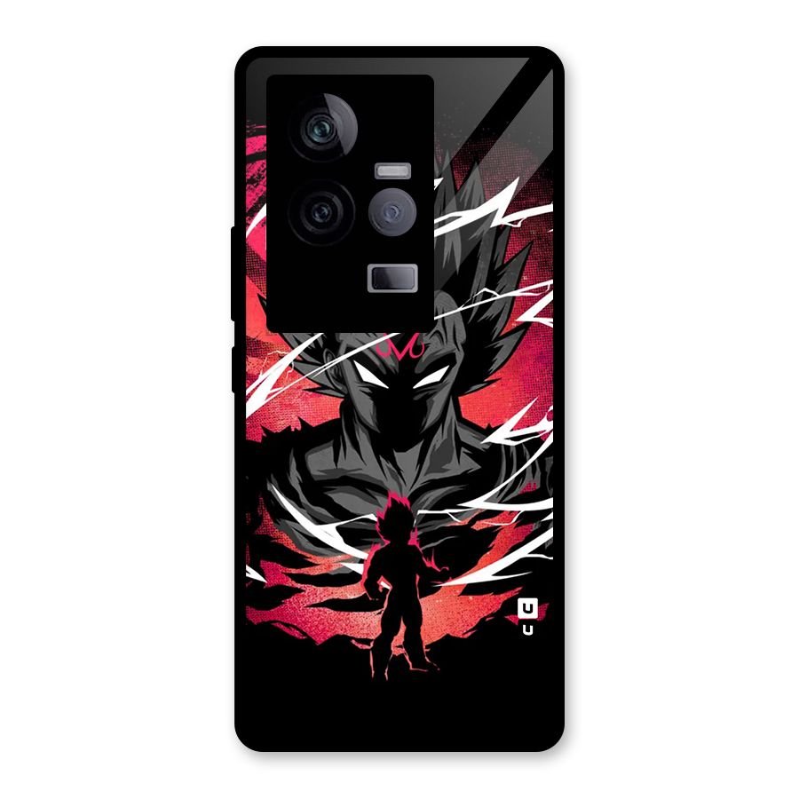 Cool Vegeta Glass Back Case for Vivo iQOO 11 5G