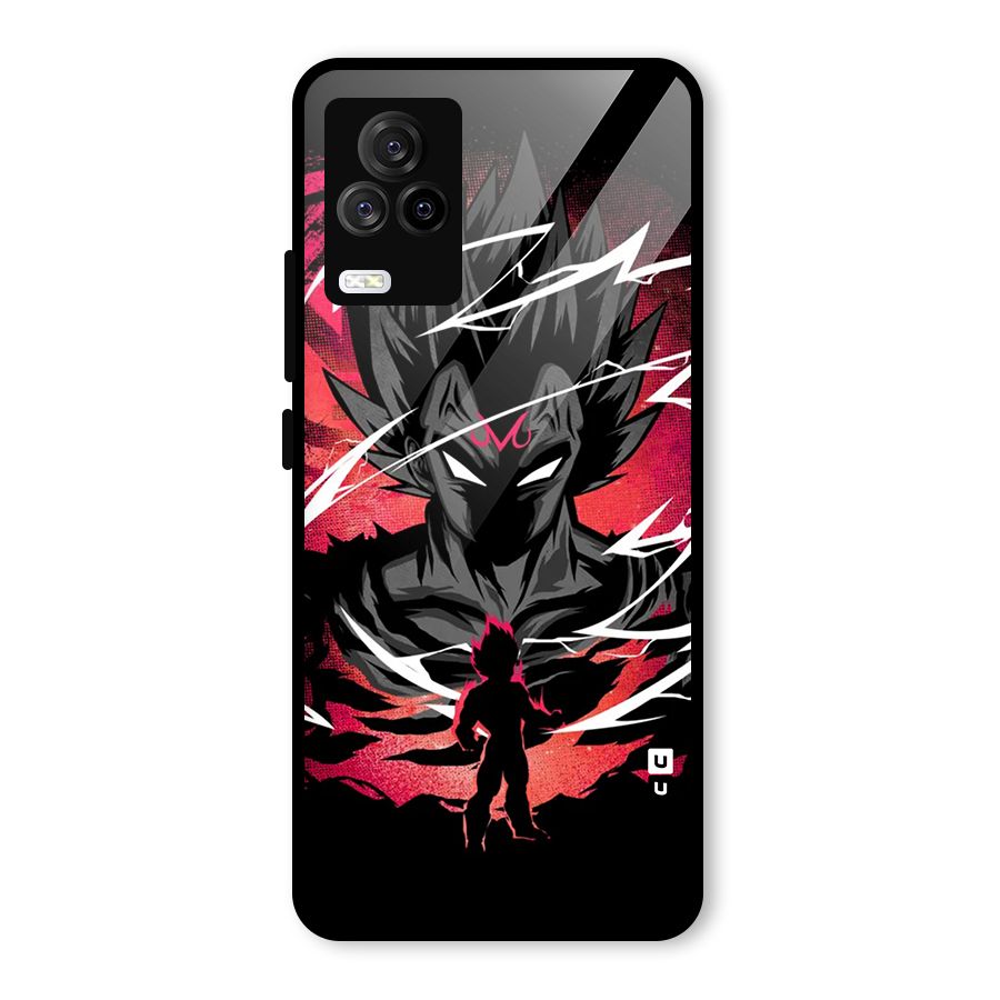 Cool Vegeta Glass Back Case for Vivo iQOO 7 Legend 5G