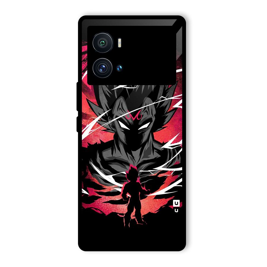 Cool Vegeta Glass Back Case for Vivo iQOO 9 Pro