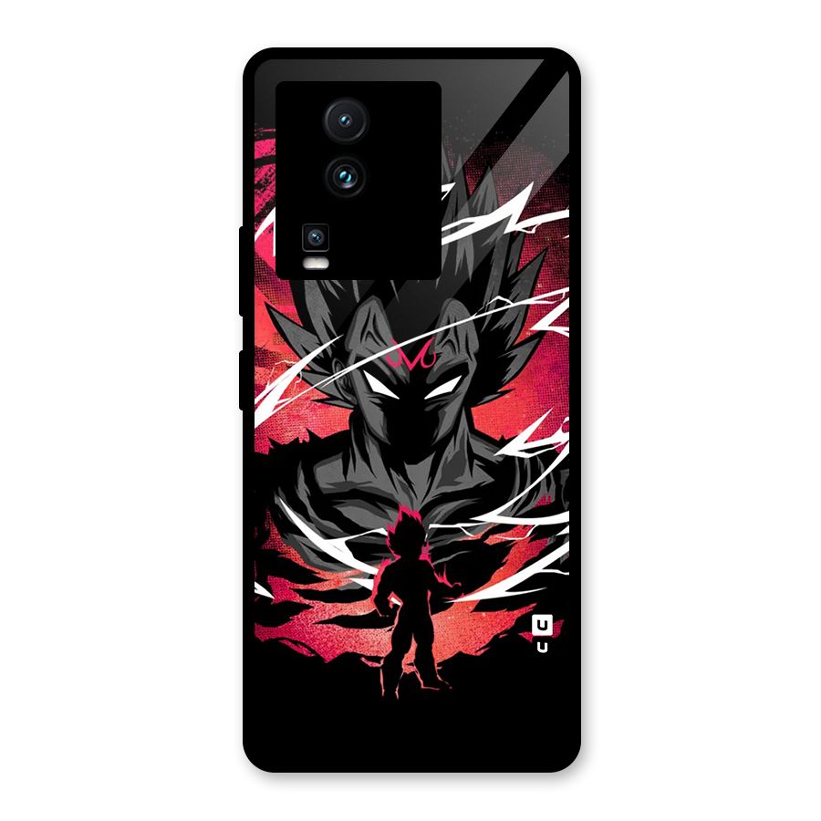Cool Vegeta Glass Back Case for Vivo iQOO Neo 7