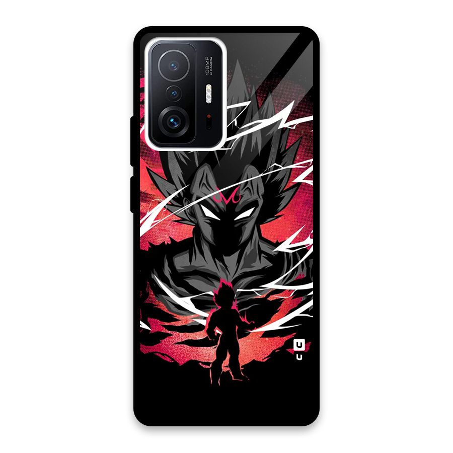 Cool Vegeta Glass Back Case for Xiaomi 11T Pro